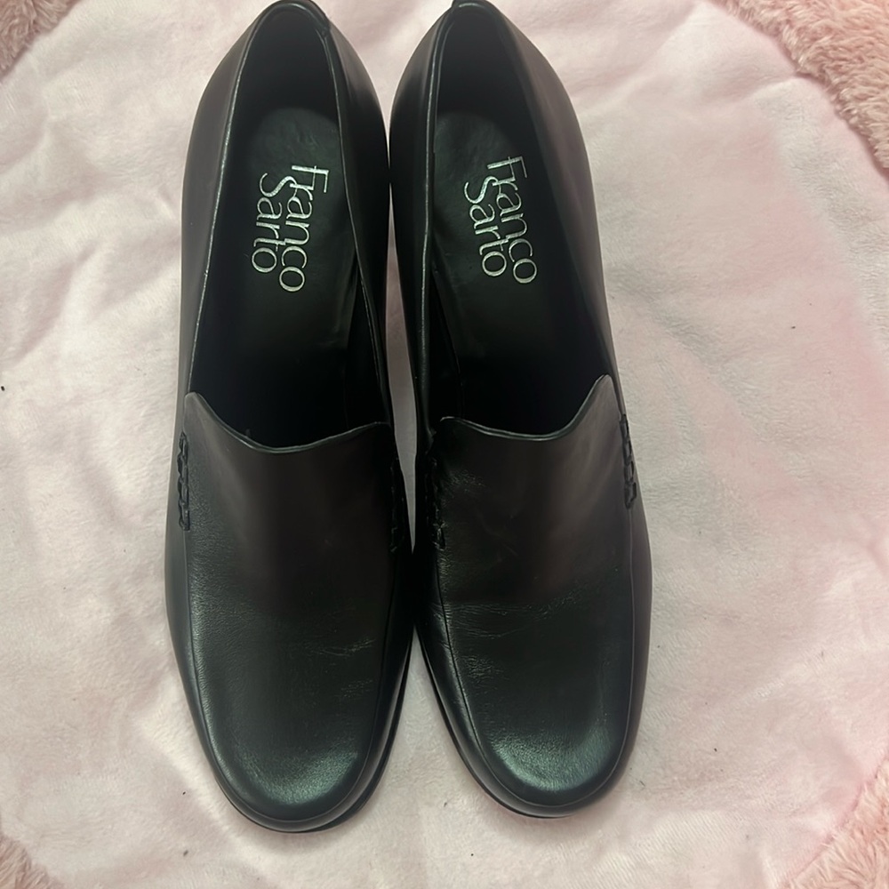 Franco Sortino leather black booties